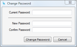change password box