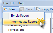 Intermediate Report Button