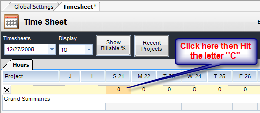Add a Comment to a Timesheet1